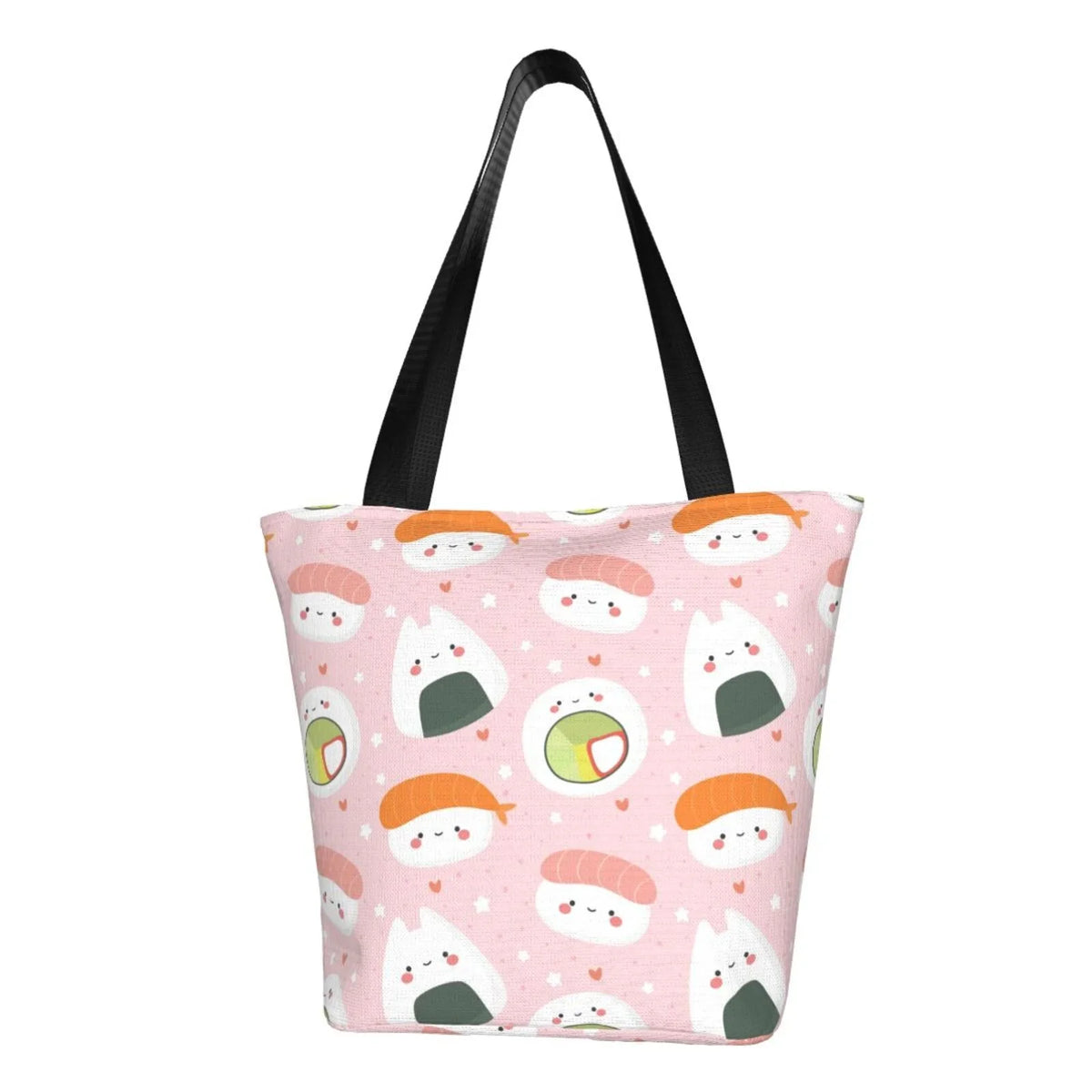 Hobos Handbags Bag (2) Bag,Shoulder Tote Capacity Shopping Large Bag Sushi Cute Women'S Lukts