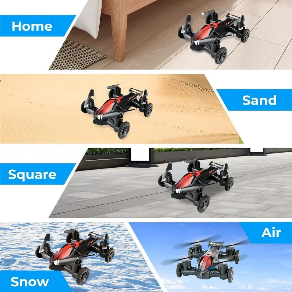 Flight, And RC Setting, Drone Switch Unmanned Stable For And Toy Toys Land Four-axis Height Drone Low-speed Gift Dual-use Air High-speed Car Intelligent