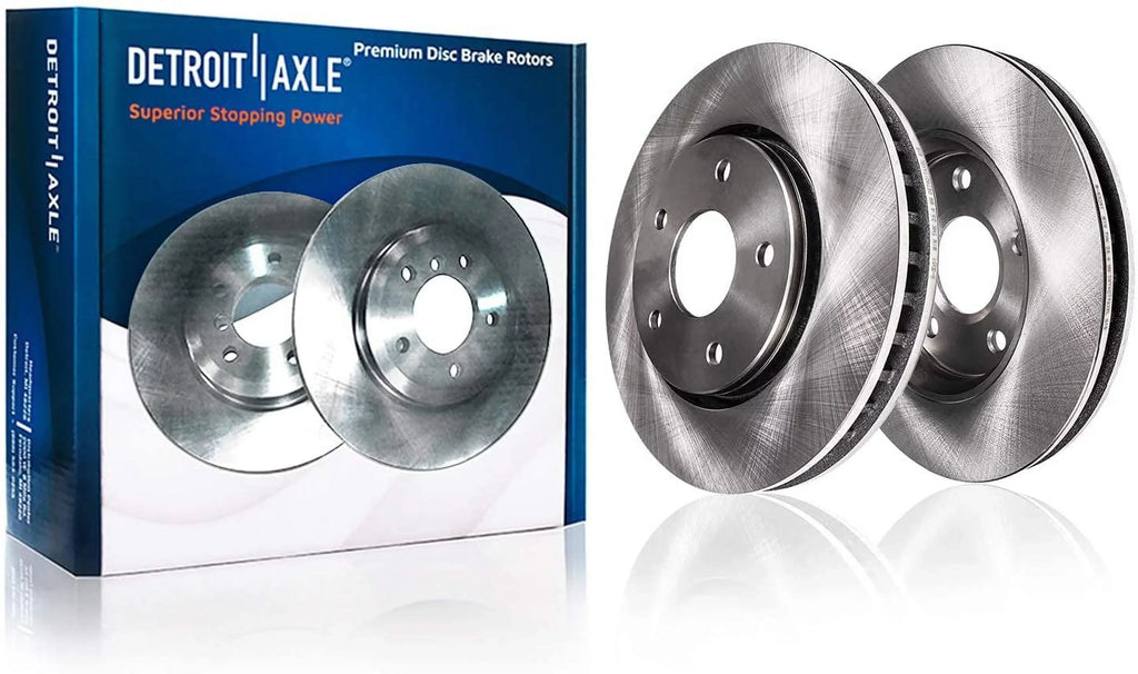 & 30pc Disc Replacement Front Pads - Rotors Town Routan Brake Ram Detroit C/V Axle Grand Lug Country - 330mm Caravan Nuts for 328mm Set Rear +20pc