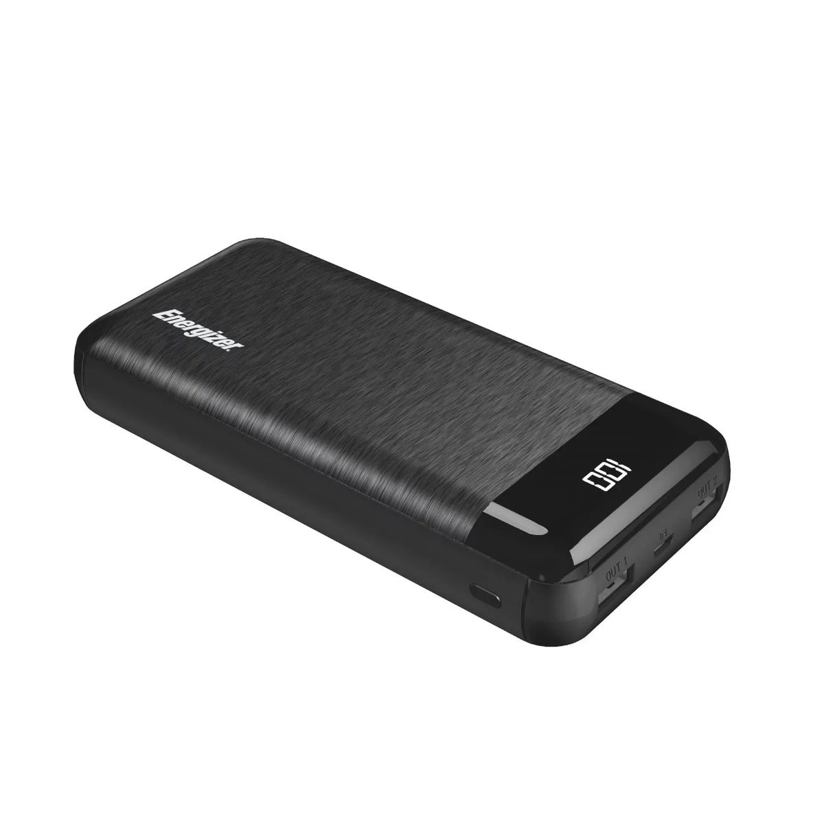 Black, Energizer UE20058 20,000 Power Bank, mAh Max
