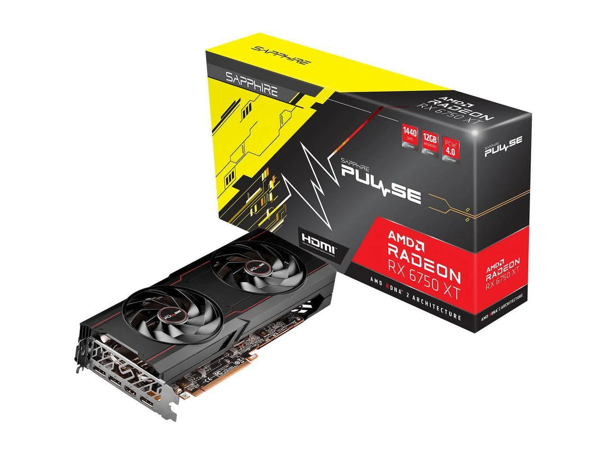 11318-03-20G PCI 12GB RX GDDR6 4.0 Express XT PULSE Radeon Card SAPPHIRE Video 6750 ATX