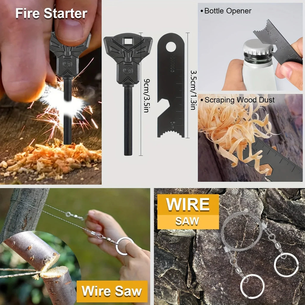 Fishing For Kits, Gift, Camping, Gift Emergency 1 Survival Outdoor Men In Father's 20 Birthday Equipment Husband For Dad Survival Hunting