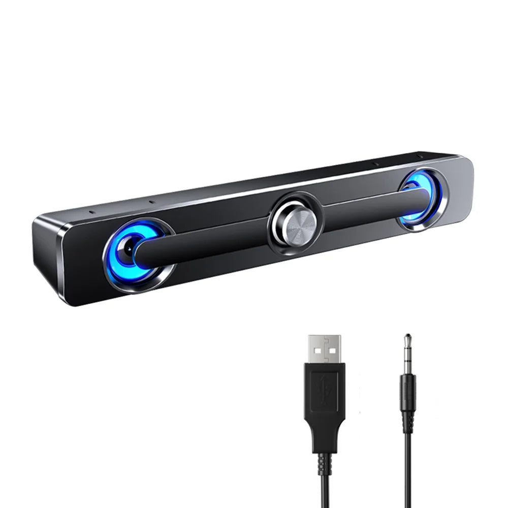 Wired Subwoofer Phone Stereo MP3 Equipment Speaker, Surround Audio Powerful for Home Audio Theater-Like PC Computer Laptop Radirus V-111 Bar Sound Speaker, MP4, Quality for Tablet USB Bass Box