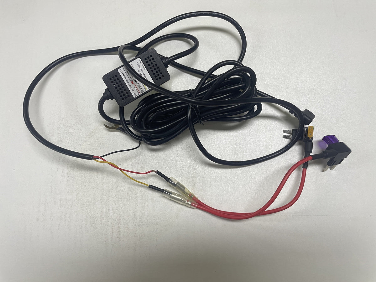 Camera 5V Hour Charging Parking To Monitoring，Hardwire DVR 24 Recorder Cable Charger Kit Camera 12V Buck Dash Line ，DashCam