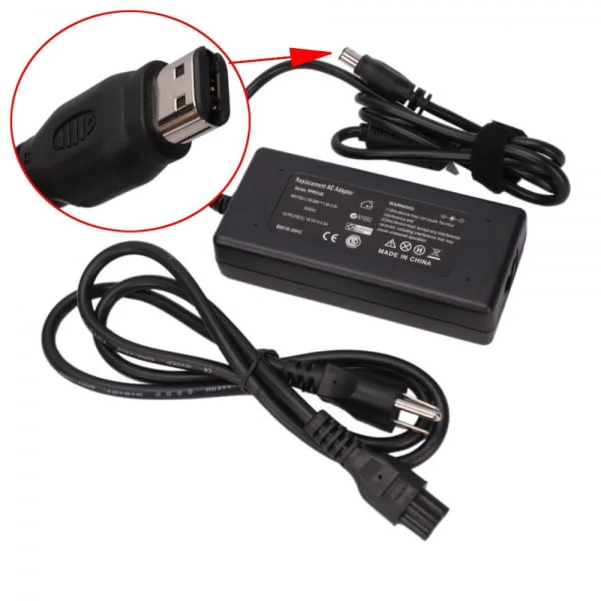 R4060 374429-001 HP R4065 for Power AC Adapter +Cord Charger R4035 90W Presario R4000 R4031