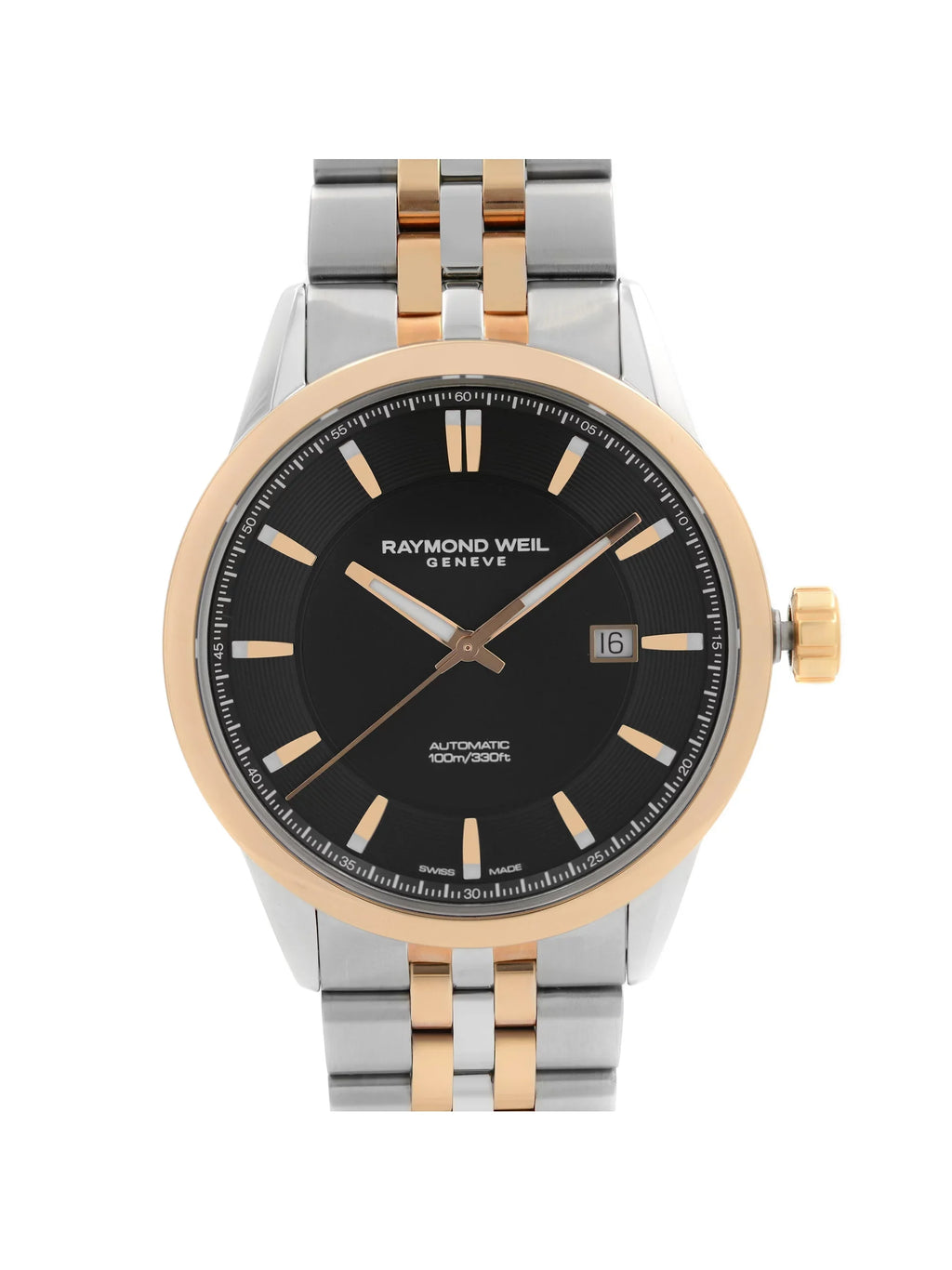 Raymond Automatic Mens Dial Steel Freelancer Weil Black Watch 2731-SP5-20001