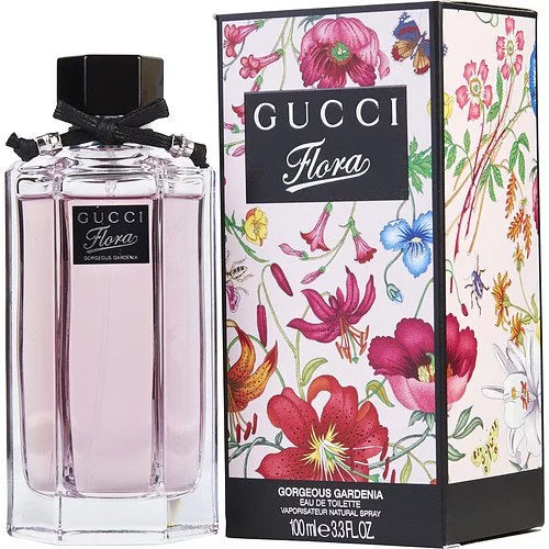 Women Eau Toilette, Perfume for cci_ Flora Gu +0.067Fl. Gardenia de OZ. 100ml/3.3oz / 2ML Gorgeous