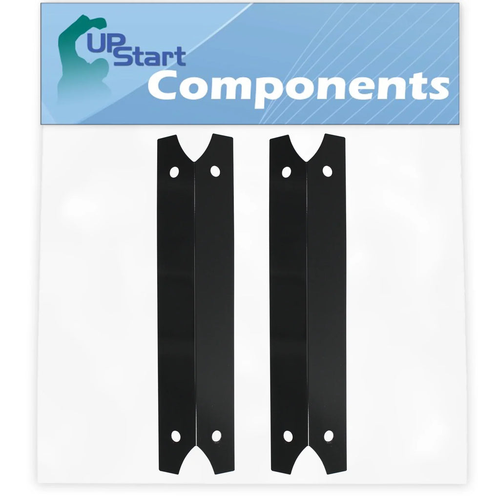 Shield Grill Steel - Porcelain Bar, Vaporizer Burner Cover Parts 810-6830-0 Tent Charmglow 3/4" 17 Flavorizer for Heat BBQ Compatible 2-Pack Bar, Plate Barbeque Flame Replacement Tamer,