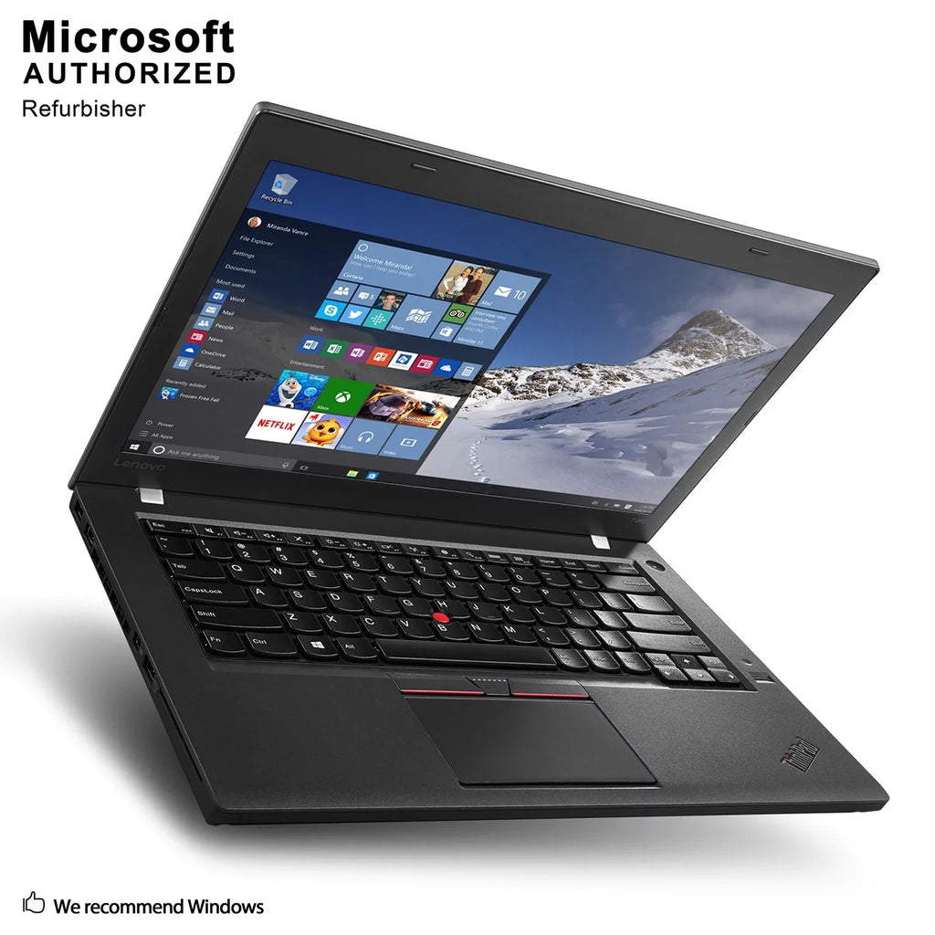 A Lenovo 500G, ThinkPad Languages Intel USB W10P64-Multi miniDP, Grade (EN/ES/FR) DDR3L, Used T460 Laptop, 3.0G, to HDMI, 8G 3.0, 14" Core I5-6300U Support up