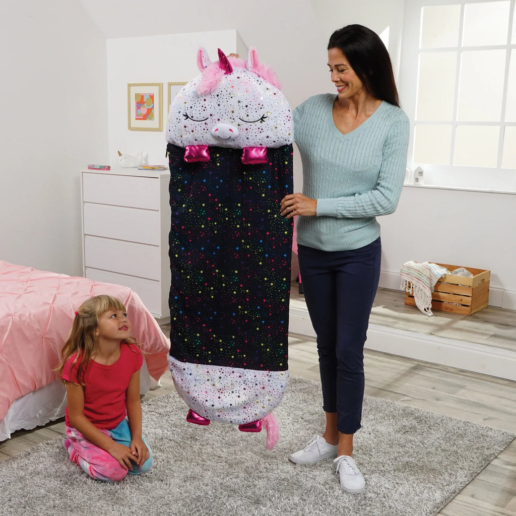 One, and Sack Pillow in Nappers Unicorn Toy Sleeping Happy Plush