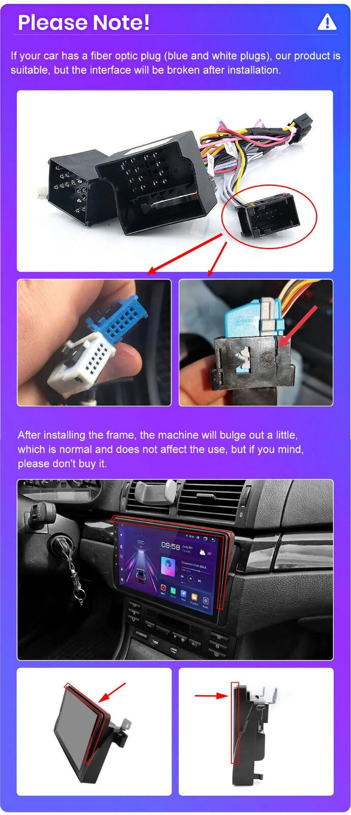 inch Carplay Stereo Screen WIFI HD FM E46 Auto RDS GPS 12 Android 9 Touch BMW Car Radio Bluetooth M3 for 2+32GB USB Apple Android