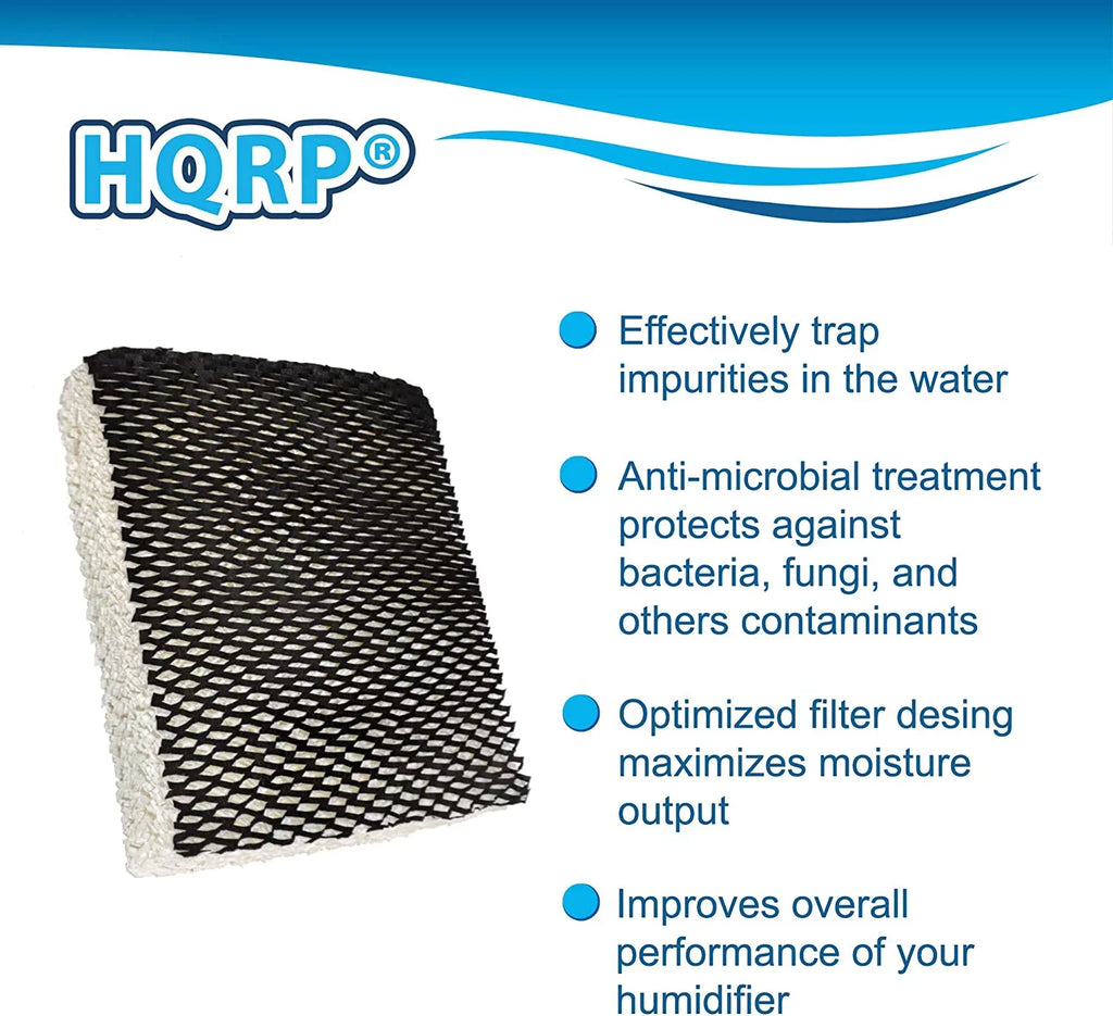 WH2530, WS3650-U WH3060, 4-Pack Filter Bionaire WH2510, HQRP Humidifier Humidifiers WS3510, for WS3560, Wick