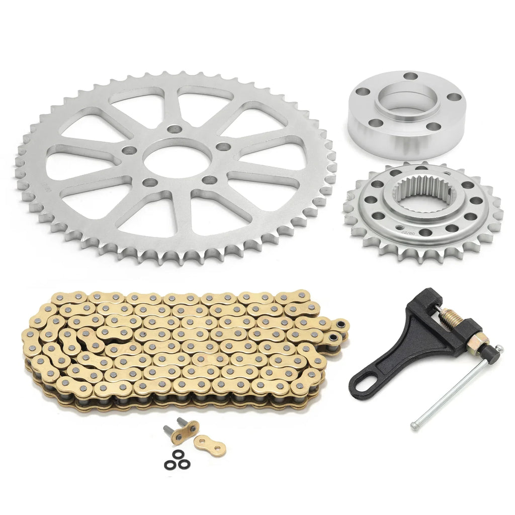 Sprocket Wide Drive FXD Glide Conversion FXDWG Dyna Chain for Harley Kit