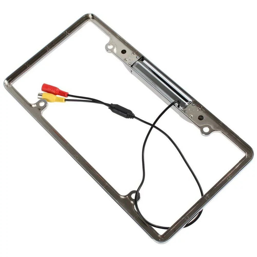 Camera License Plate Frame Car Vision Backup Reverse Night Kit 170 US Rearview