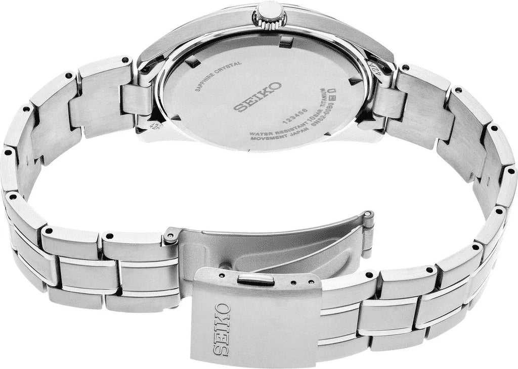 Dial SUR375 Watch Classic Men's Quartz Black Seiko
