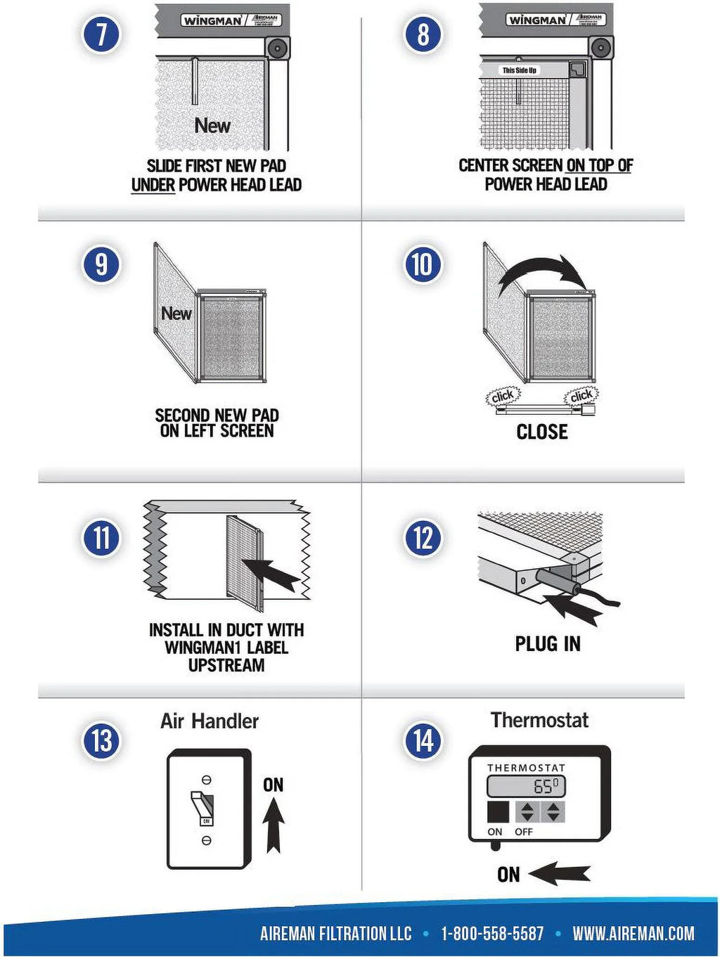 AC 4 Electronic - Changes - Pads Wingman1 Furnace Filter Replacement Year Supply 16x24x1 Air