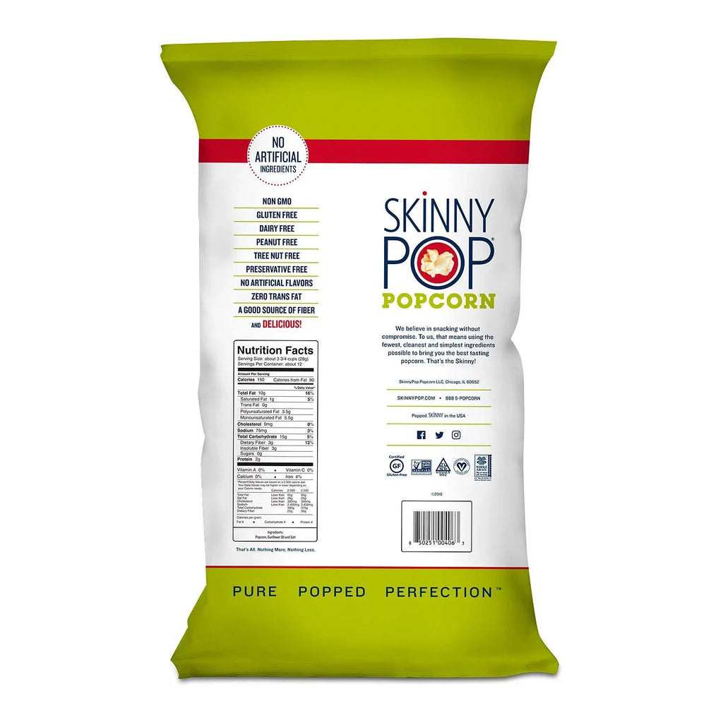 Size Bag Popcorn SkinnyPop (14 Value Original oz.)