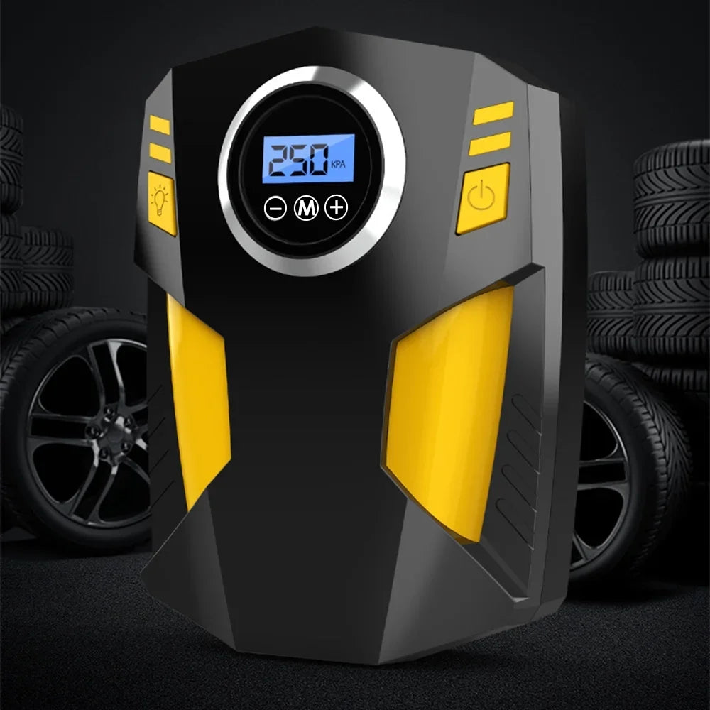 Pump Inflator for 12V Light Digital Suzicca Auto Air Compressor Car Portable Tire LED with