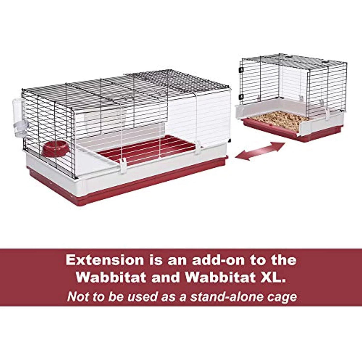 Homes Wire Home Deluxe Pets in. 23.75 in. 19.75 Extension For for MidWest Rabbit x Wabbitat