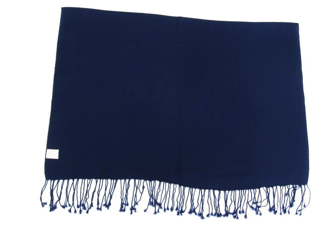 Shawl/Cashmere/Cashmere Scarf/Scarves/Shawl/Shawls/Stole/Wrap/Pashmina Navy) (Inky Scarf/Wool/Silk Scarf/Pashmina