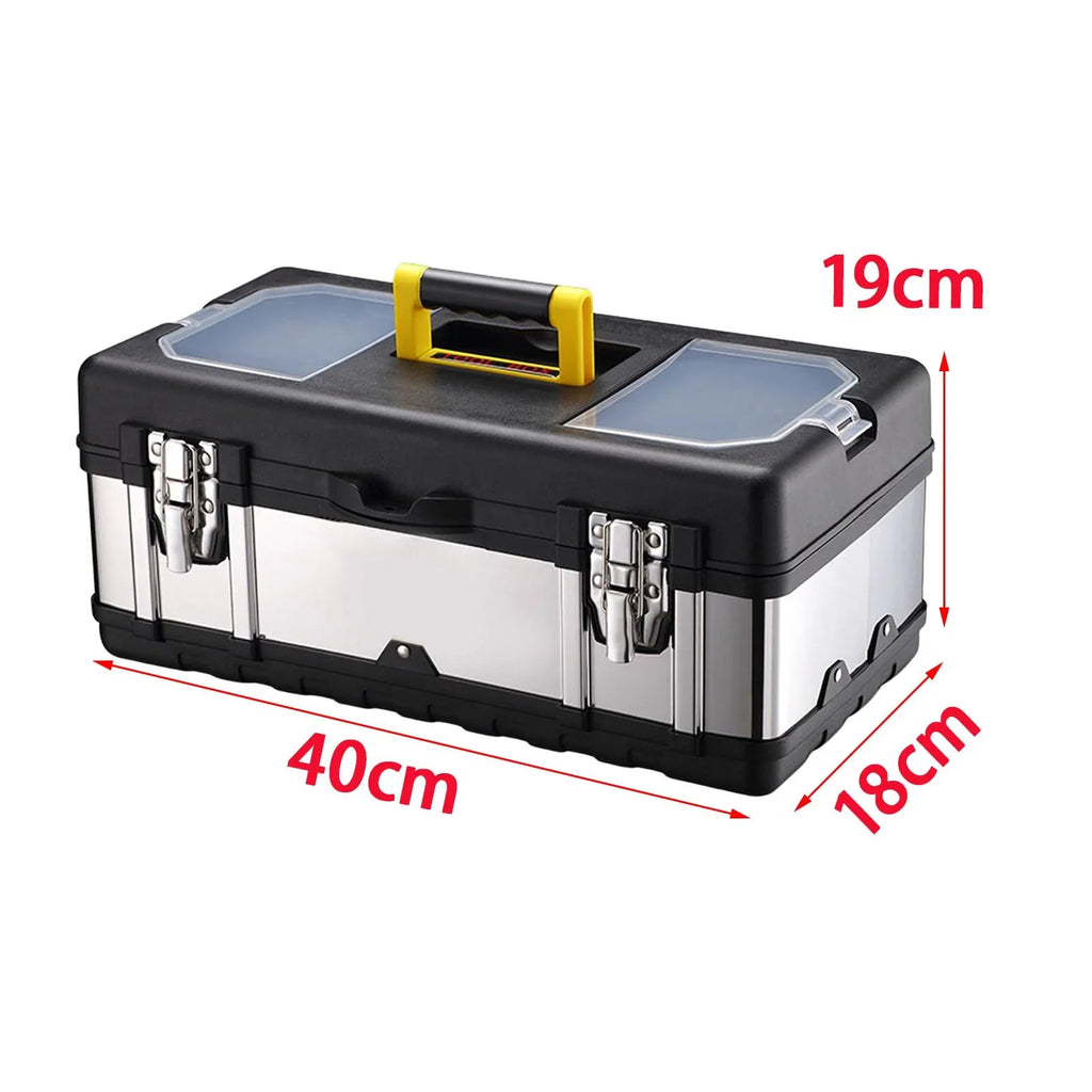 Tools Storage Trunks Case 17inch Toolbox for Repair Case Carry Lockable Car Plumber