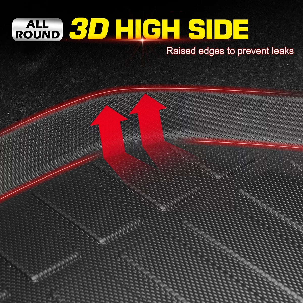 Trunk Pad Compatible Ikon Molded Honda Thermo Protector TPE Rear With Black Protection 2023-2024 Mat Elastomer Car 3D Plastic Tray Liner HR-V, Cover Boot Carpets Weather Motorsports All