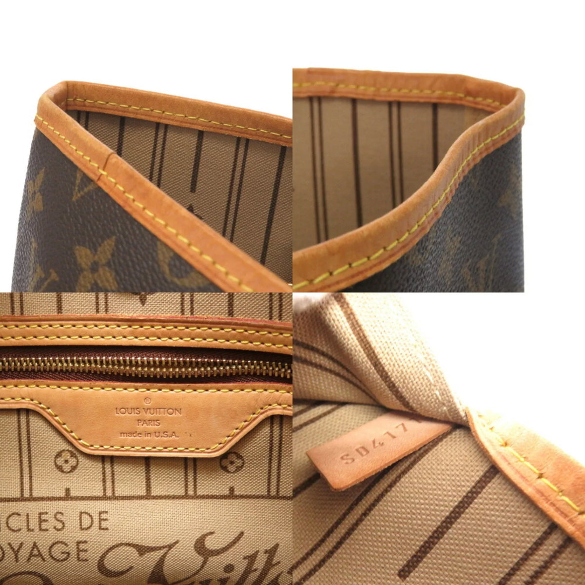 Louis Used Vuitton Bag Authenticated Neverfull 0076 M40157 GM Tote VUITTON LOUIS Monogram