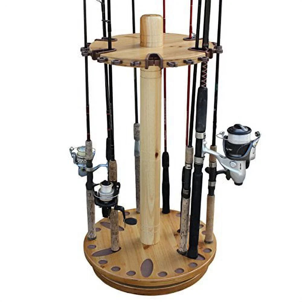 Spinning Round Creek Rush Rack Rod Fishing 30 Creations