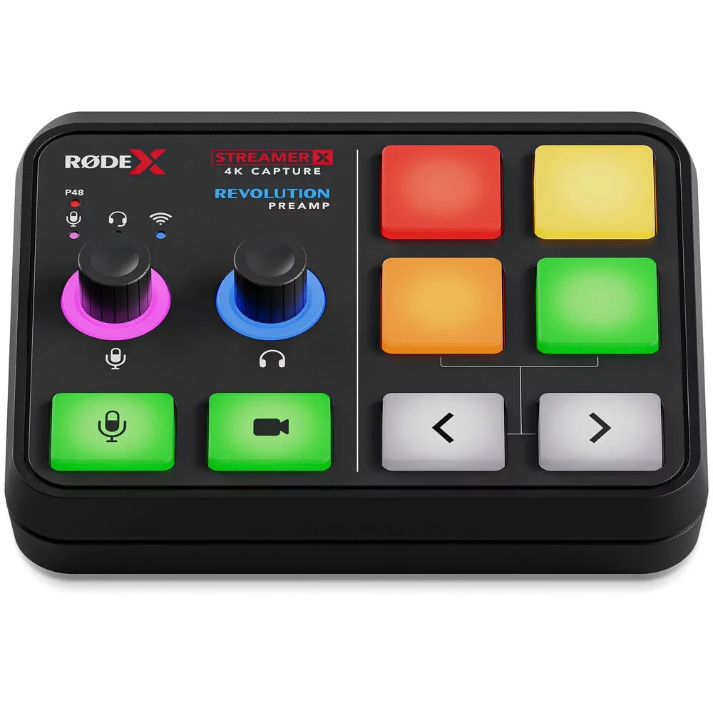 and StreamerX Black Board Video Audio Mixing Capture Rode Interface