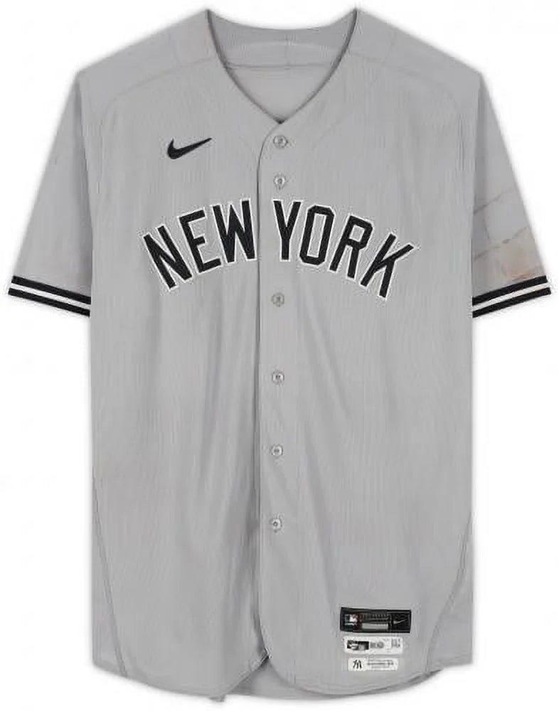Gray Fanatics Montas Los - vs. Jersey Certified Angeles 2022 Angels on York Game-Used August #47 29, New Yankees Frankie Authentic