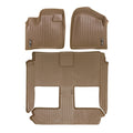 Caravan Grand Floor Tan 1st/2nd for Mats Smartliner Rows Liner 2008-2020 Dodge
