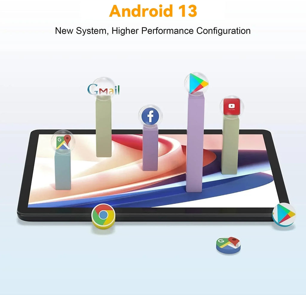 IPS 13 Screen ROM 10in SGIN HD Android 5MP 800*1280 4-Core 133, RAM 2MP + Allwinner 2gb 64gb Tablet