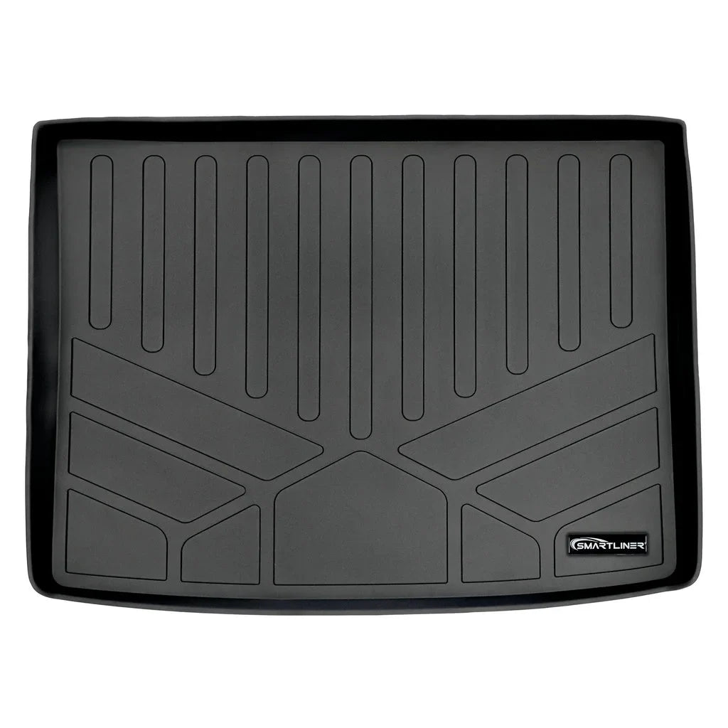 Black Fit Trunk Compatible Weather Jeep 2015-2021 SMARTLINER Cargo Floor Liner Renegade All Mat Custom With