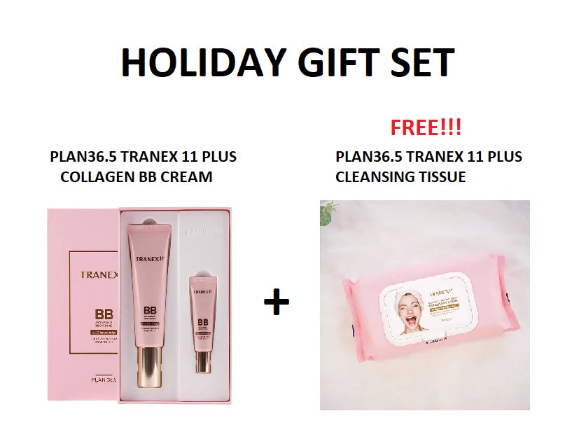 SET] [NO. + * Beige] Dark Collagen TALK GIFT 11 CLEANSING [HOLIDAY $20 33 BEAUTY + * LA TISSUE PA++++ TRANEX 80 PLUS SAMPLES FREE BB Cream FREE VALUE SPF50+ SHEETS PLAN36.5
