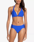 Rachel Top: Bikini S/Cobal Swim Pleated Roy Halter