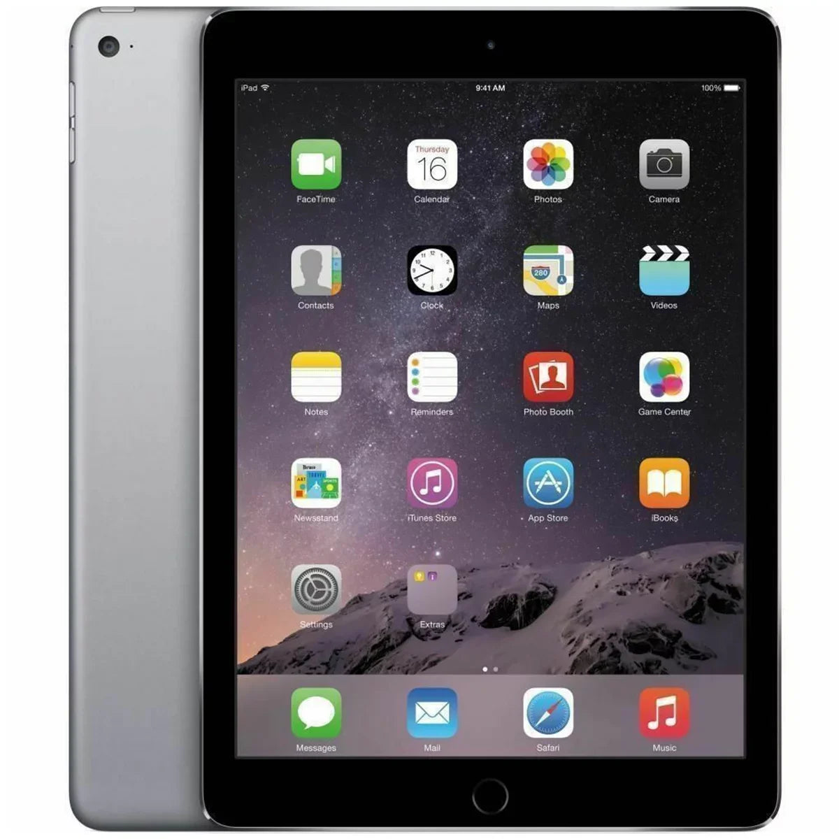 (Refurbished) Gray Air Apple Restored Wi-Fi, 64GB, Space - 9.7" - iPad (MGKL2LL/A) 2