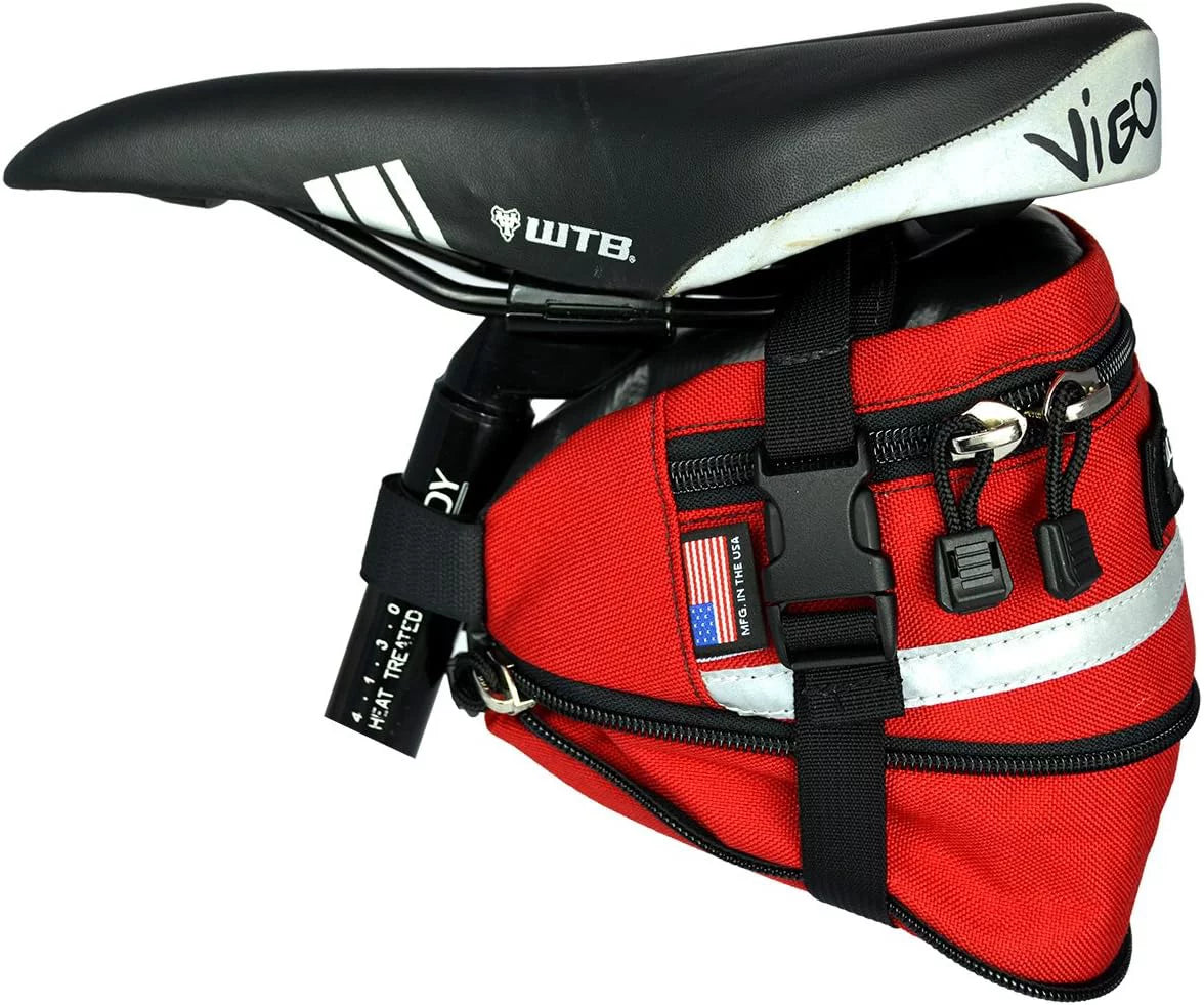 Bag Bicycle Seat Red Peak Lone Expandable Deluxe