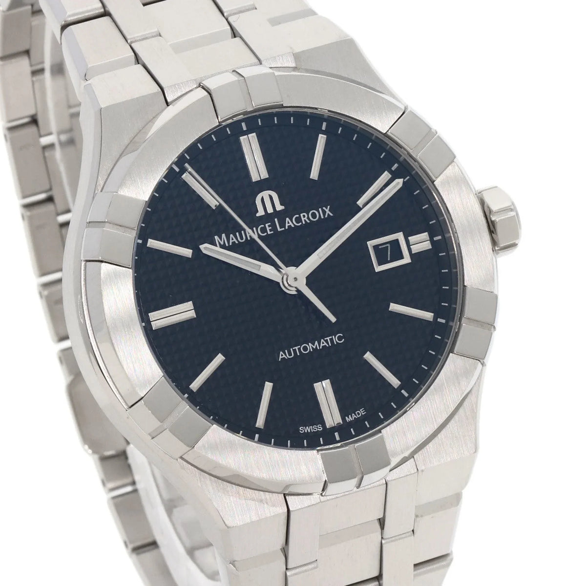 Steel Lacroix Maurice MAURICE Pre-Owned LACROIX SS (Good) Watch Icon AI6008 Men's Stainless