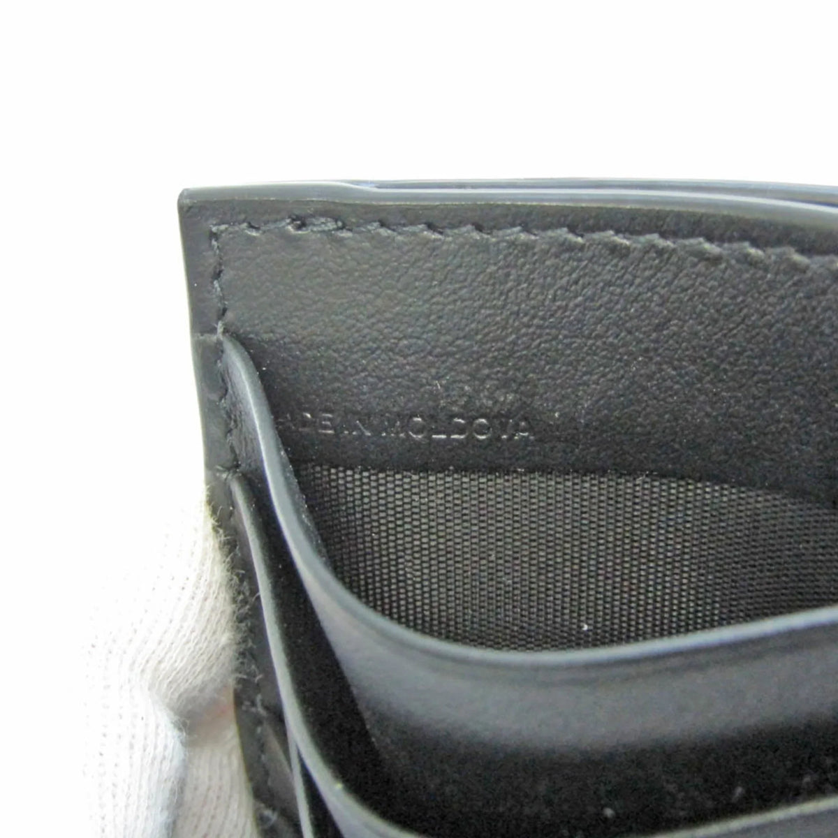 Pre-Owned 8051832 Card Burberry Coin Leather (Good) Case Case Black