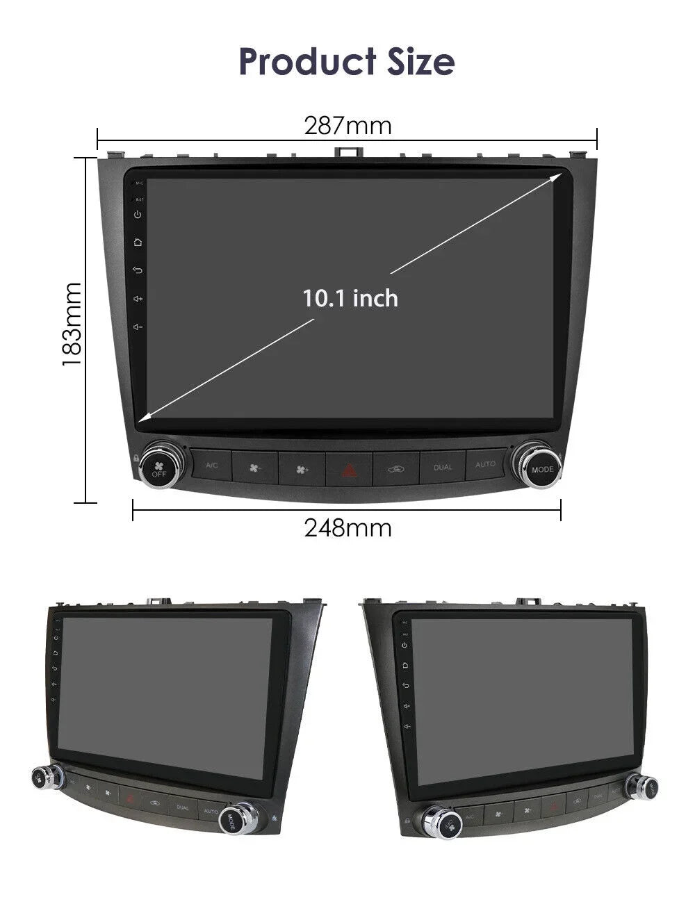 2006-2012 RADIO STEREO CARPLAY IS350 GPS CAR BT FOR LEXUS 4+32G ANDROID 12 IS250