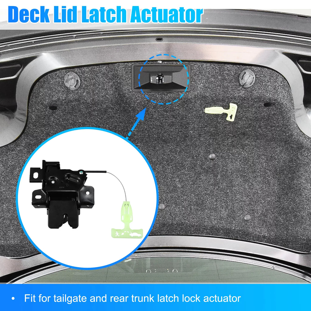 Deck Lid Actuator Latch Lock Coupe Bargains Rear for Mustang Trunk 2010-2014 for Ford DR3Z-5443200-A Unique Motor Latch