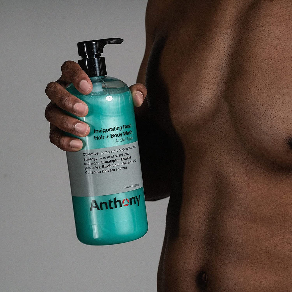 Hair Invigorating Canadian That Extract, Soothes Balsam, Anthony Hair Birch and 2-In-1 and Oz, Fl Wash, Formula Cleanses, Hydrates Leaf, For Body Rush 32 Refreshes, Body, Eucalyptus and Contains
