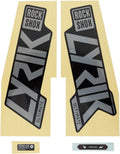 Rainbow Fork Gloss Decal 27.5"/29", Gloss Foil/High Ultimate, Black Kit Rockshox - Lyrik