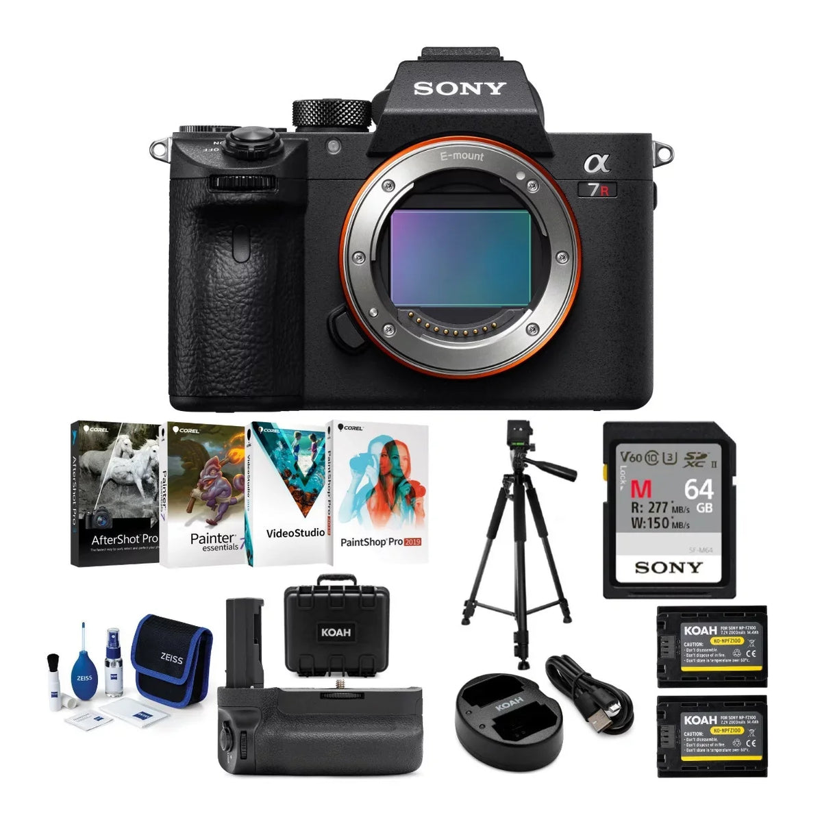 Alpha 42.4MP Camera Sony A Accessories with Only) III (Body Mirrorless a7R