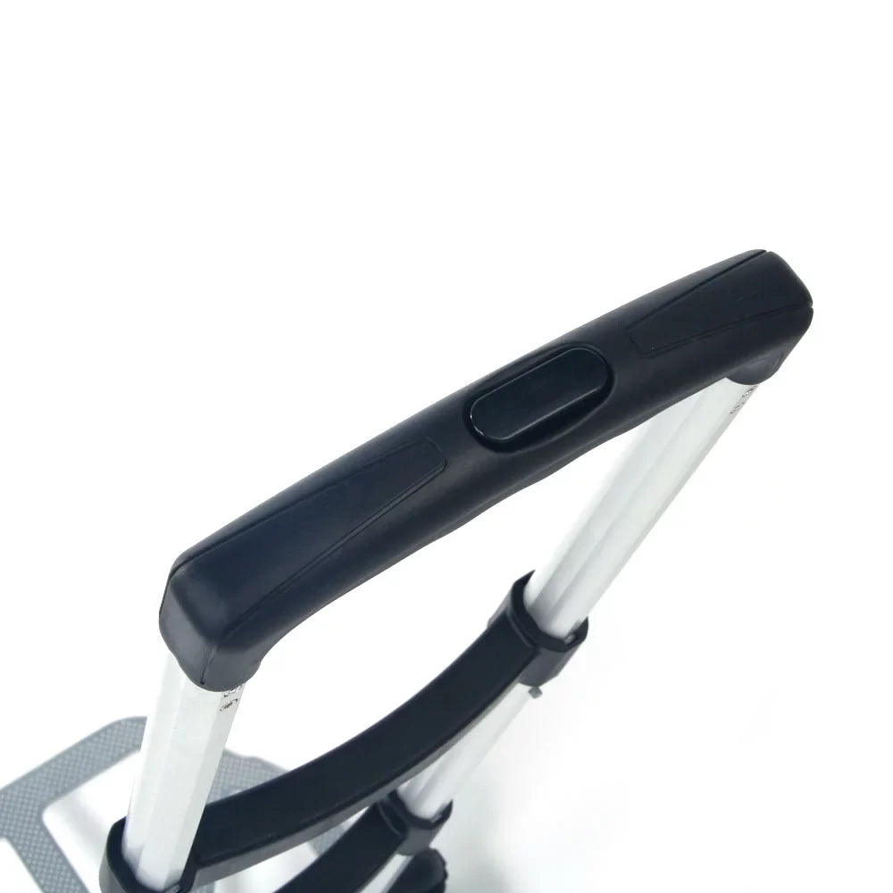 Foldable GoDecor Trolley, Telescopic for Rod, with Black Portable Luggage, Carry